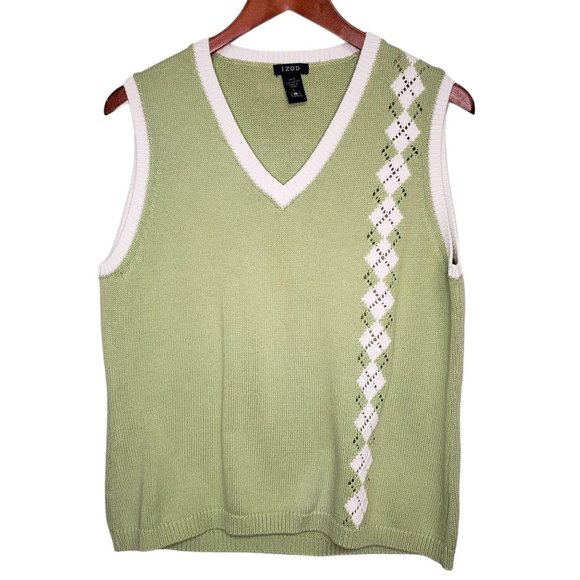 Izod | Sweaters | Izod Green Argyle 